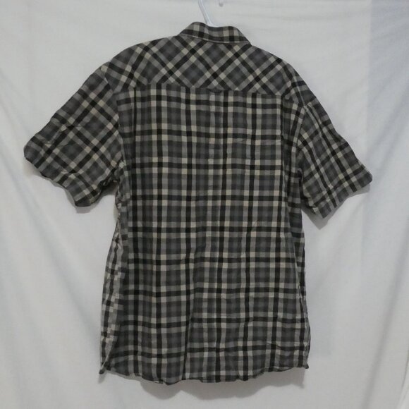 NXT | size 2X | Classic Short Sleeve Button-Up Plaid Shirt - Picture 2 of 14